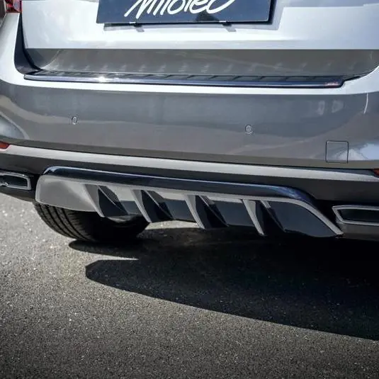 Hit Sezóny Difuzor zadního nárazníku Škoda Fabia IV (od roku 2021>) - černý lesklý BLACK GLOSSY - Milotec