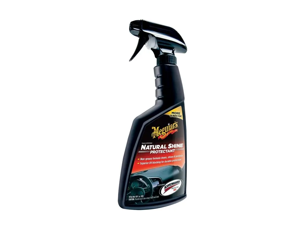 Meguiar‘s Natural Shine Vinyl & Rubber Protectant - ochrana interiérových plastů, přirozený vzhled (nedodává lesk), 473 ml Nejlepší Volba