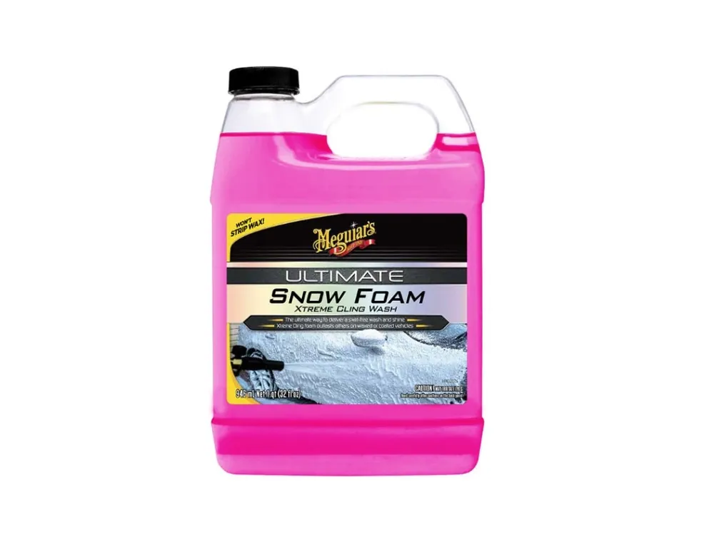 Meguiar‘s Ultimate Snow Foam Xtreme Cling Wash - extra hustý, pH neutrální autošampon do napěňovače / pro předmytí, 946 ml Dokud Zásoby Vydrží