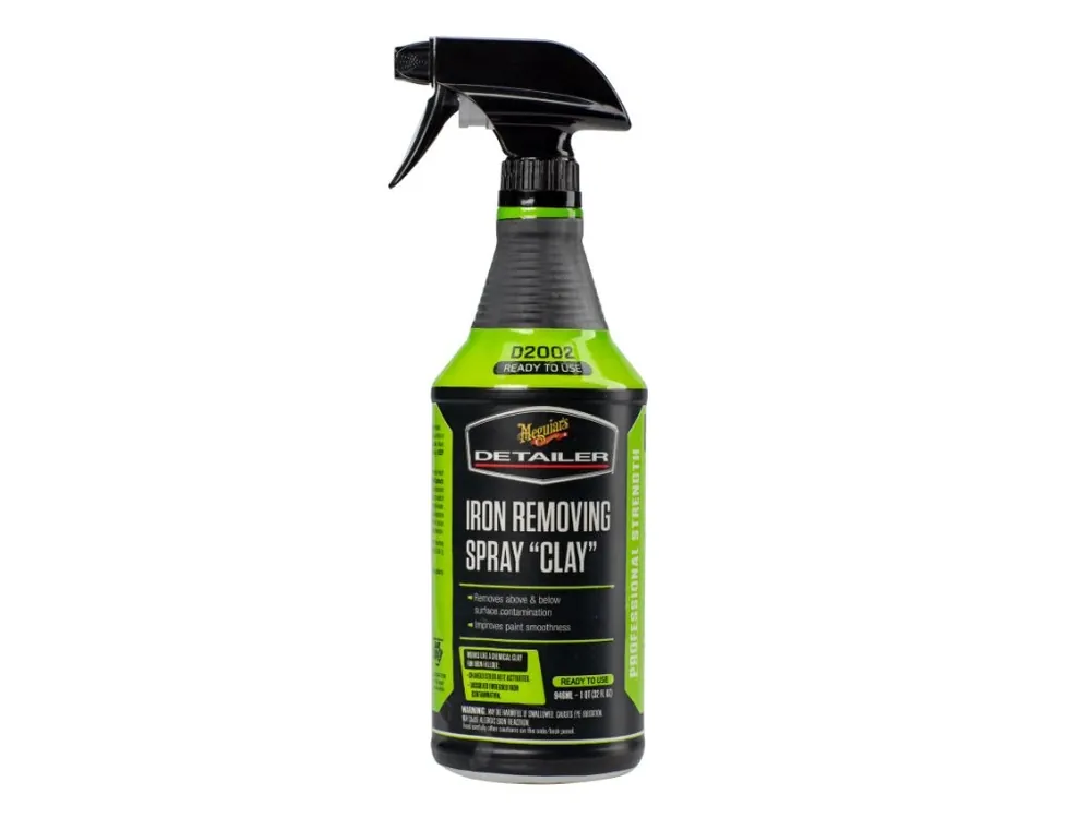 Meguiar‘s Iron Removing Spray "Clay" - přípravek pro chemickou dekontaminaci laku a dalších povrchů, 946 ml Novinka