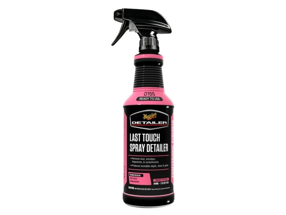 Meguiar‘s Last Touch Spray Detailer - detailer pro odstranění lehkých nečistot, lubrikaci laku a posílení lesku, 946 ml Rychlé Dodání