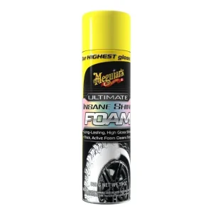 Vysoce Kvalitní Meguiar‘s Ultimate Insane Shine Foam - čisticí pěna a nejlesklejší přípravek na ochranu pneumatik v sortimentu Meguiar‘s, 538 g