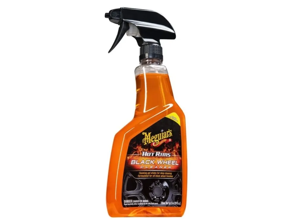 Finální Výprodej Meguiar‘s Hot Rims Black Wheel Cleaner - pH neutrální čistič černých kol, 709 ml