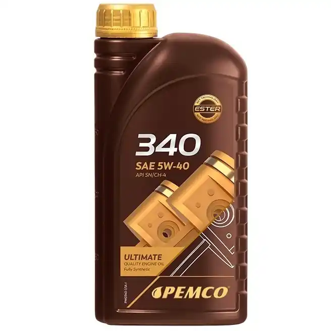 Novinka Motorový olej Pemco 340 SAE 5W-40 Ultimate (1 litr)