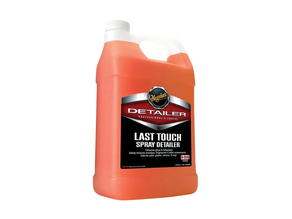 Oblíbený Meguiar‘s Last Touch Spray Detailer - detailer pro odstranění lehkých nečistot, lubrikaci laku a posílení lesku, 3,78 l