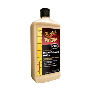 Značkový Meguiar‘s Ultra Finishing Polish - nejoblíbenější profesionální finišovací leštěnka pro maximální lesk, s nízkým obsahem super-mikroabraziv, 946 ml
