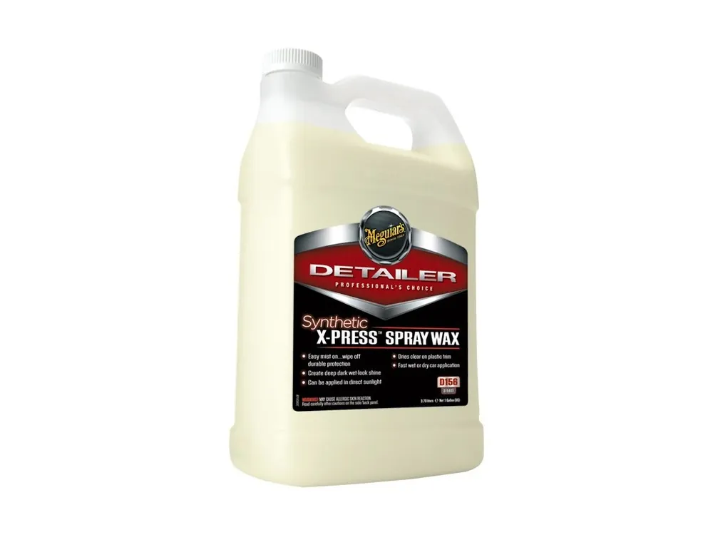 Víkendová Akce Meguiar‘s Synthetic X-Press Spray Wax - profesionální "rychlý" vosk pro aplikaci rozprašovačem, 3,78 l