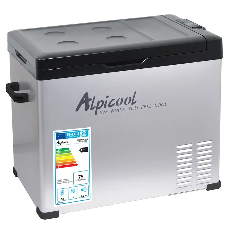 Akce Kompresorová lednice do auta ALPICOOL C50 GREY, objem 50 L, 230/24/12V