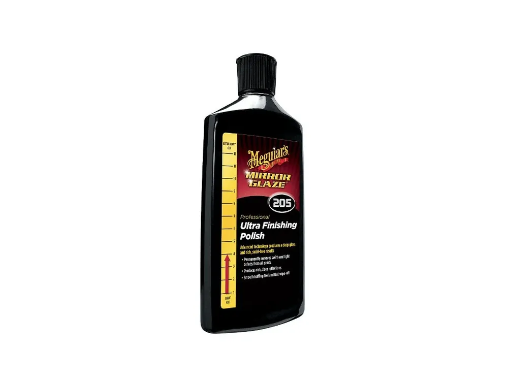 Meguiar‘s Ultra Finishing Polish - nejoblíbenější profesionální finišovací leštěnka pro maximální lesk, s nízkým obsahem super-mikroabraziv, 237 ml Autentický