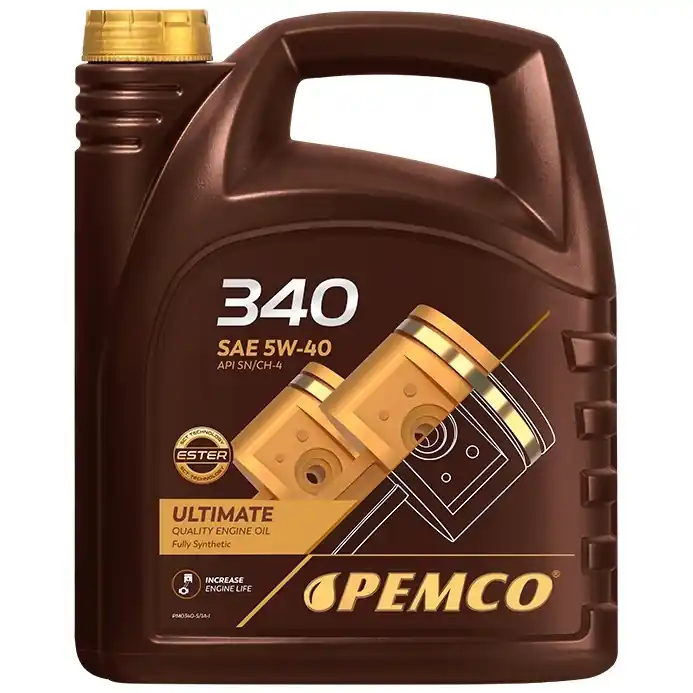 Omezená Nabídka Motorový olej Pemco 340 SAE 5W-40 Ultimate (5 litrů)