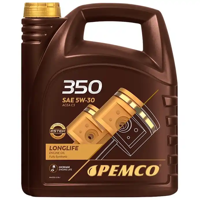 Nejlepší Volba Motorový olej Pemco 350 SAE 5W-30 Longlife (5 litrů)