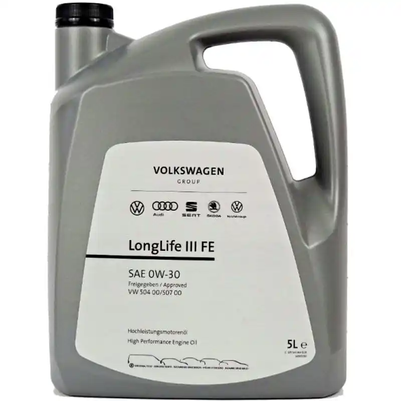 Finální Výprodej Motorový olej VAG SAE 0W-30 Longlife III FE, originál Volkswagen, 5 litrů