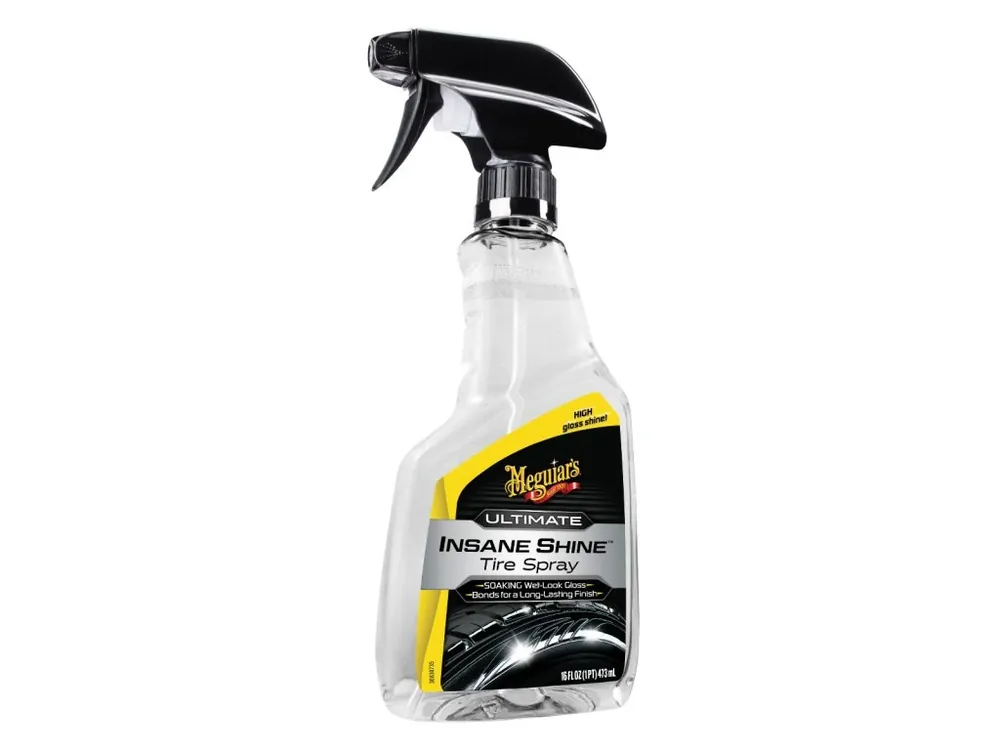 Nakupujte Hned Meguiar‘s Ultimate Insane Shine Tire Spray - lesk na pneumatiky, 473 ml