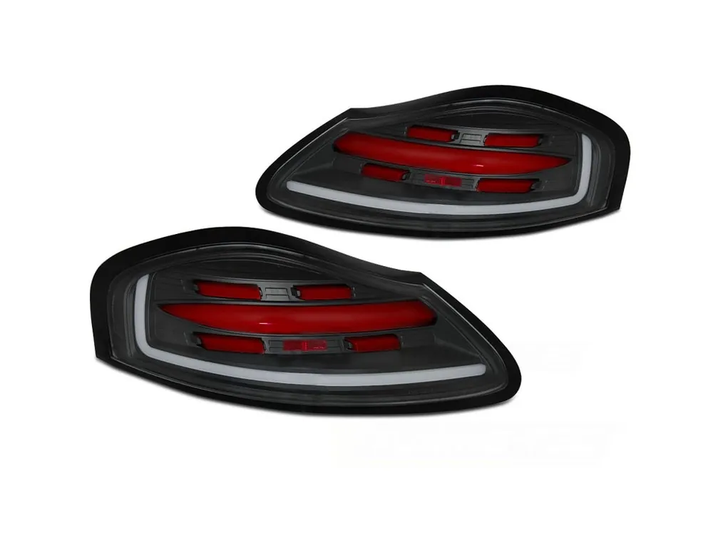 Expresní Doručení Zadní světla PORSCHE BOXSTER 986 96-04 černé/červené LED BAR SEQ