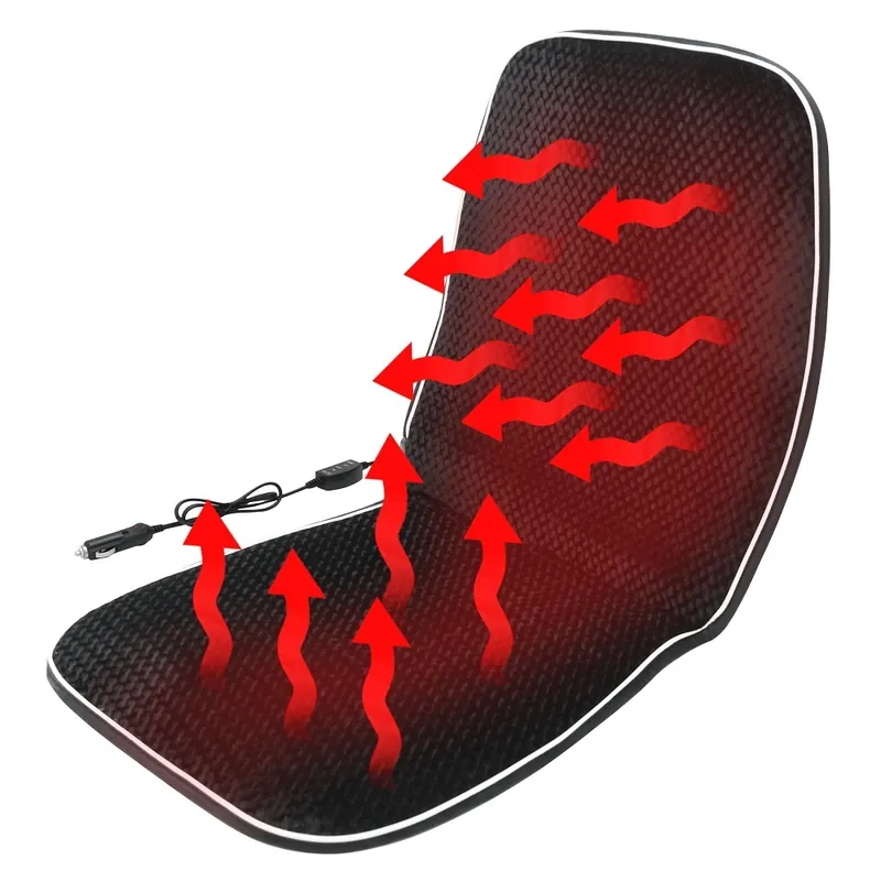 Jen Po Omezenou Doba Vyhřívaný potah sedadla 12V COMPASS BLACK MAGIC, zateplený