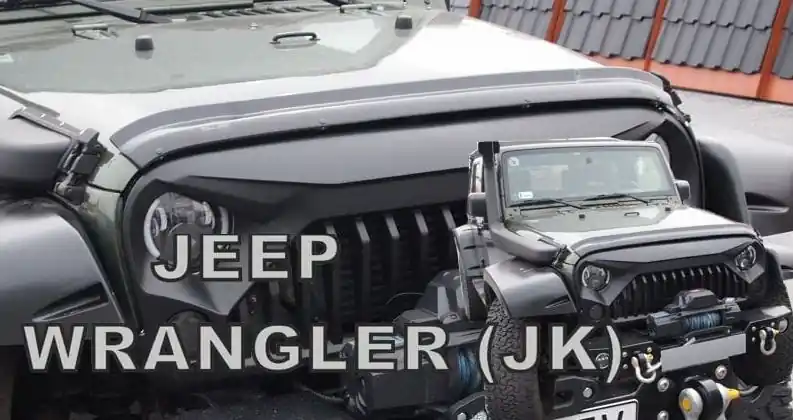 Deflektor přední kapoty Jeep Wrangler III (2007 - 2018) HEKO Originální