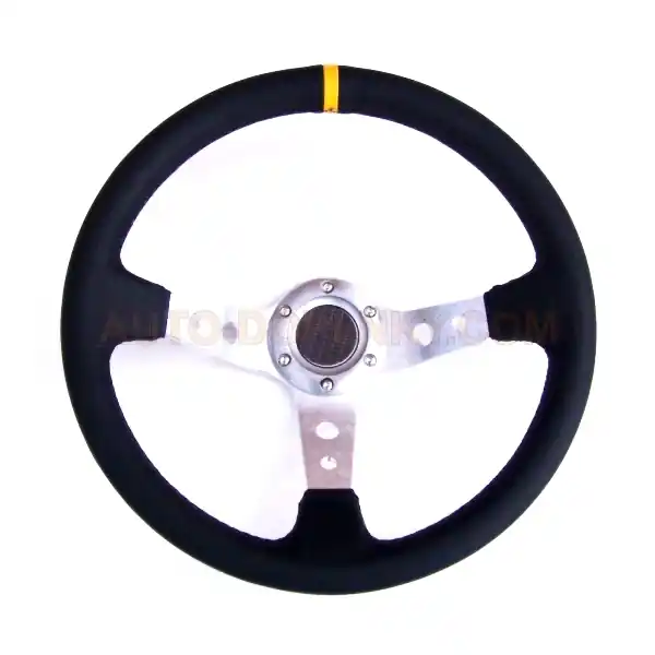 Sportovní volant - Drifter WRX - průměr 350 mm - kožený Jen Po Omezenou Doba