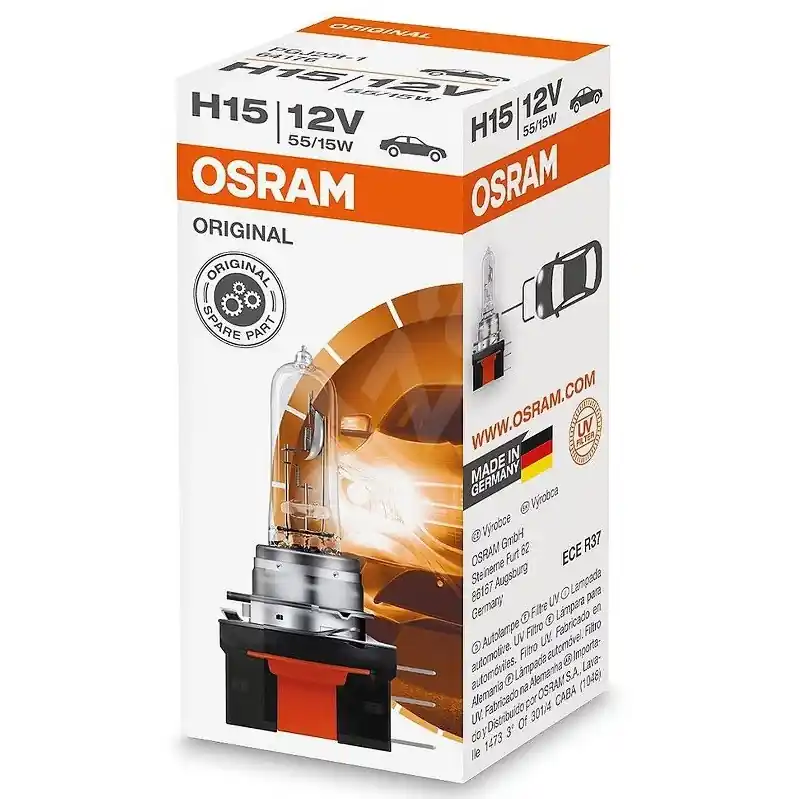 Víkendová Akce Žárovka OSRAM H15 12V 55/15W Original Line 64176