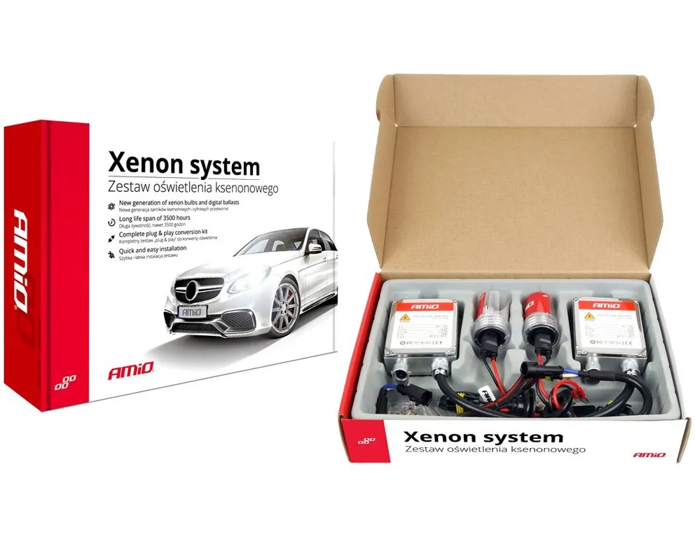 Levný Xenon HB5 (9007) 6000K 35W - přestavbová sada - Amio
