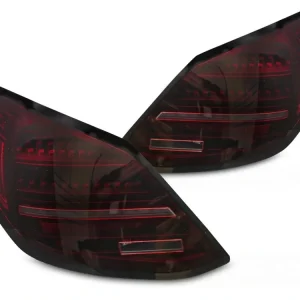 Bezpečná Platba Zadní světla MERCEDES C-CLASS W205 14-21 černá/červená LED SEQ
