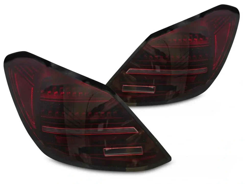 Bezpečná Platba Zadní světla MERCEDES C-CLASS W205 14-21 černá/červená LED SEQ
