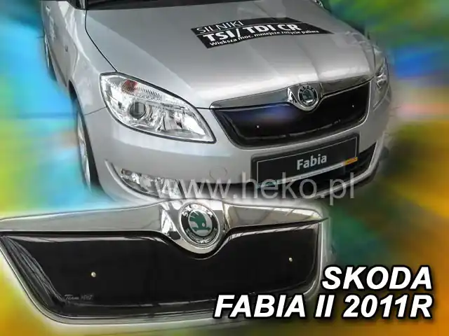 Zimní clona Škoda Fabia II Facelift (2010 - 2014) na masku chladiče HEKO Cenově Výhodný