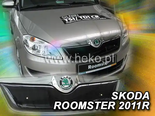 Zimní clona Škoda Roomster II Facelift (2010 - 2015) na masku chladiče HEKO Výprodej