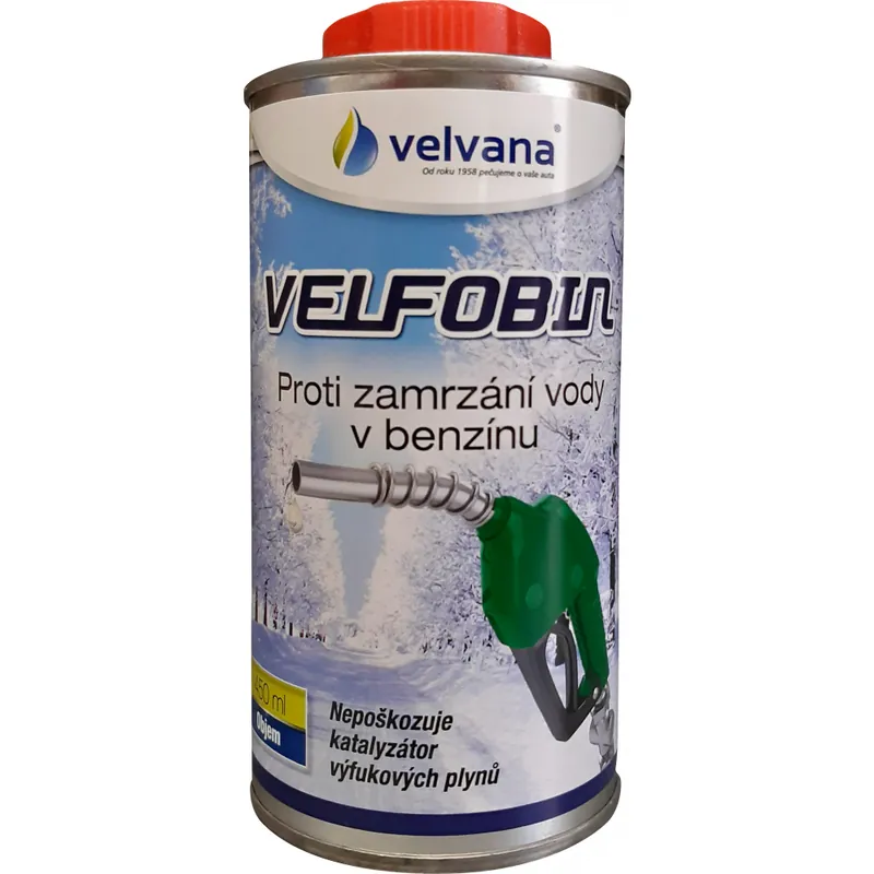 Expresní Doručení Velfobin - přísada do benzínu proti zamrzání paliva (450 ml)