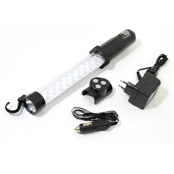 Svítilna montážní 27+7 LED nabíjecí 12/220V s magnetem - Compass Poslední Šance