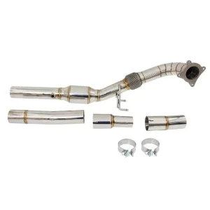 Víkendová Akce Downpipe Audi A3 8P TT 8J Seat Altea Leon Škoda Octavia VW Golf Eos Jetta Bora 2.0 TFSI Heat Shield