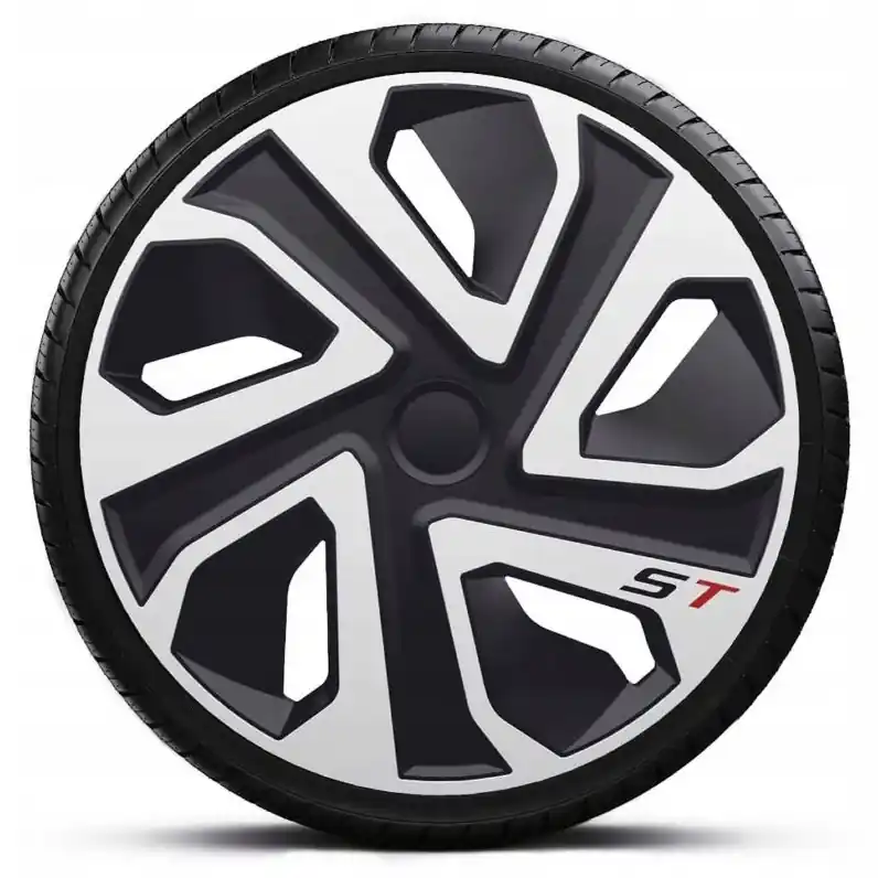 Poklice na kola - kryty kol ST silver black 16‘‘ - sada 4 ks Odeslání Ihned
