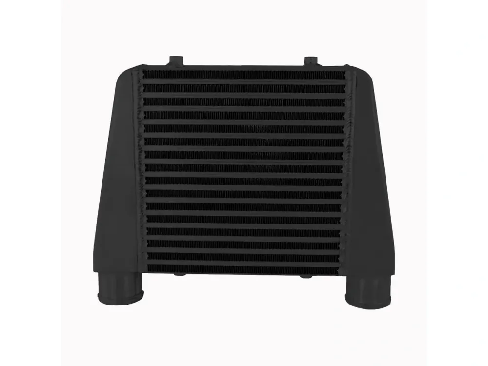 Intercooler 280x280x76mm FMIC.EU Up Inlet / Outlet černá Sezónní Sleva