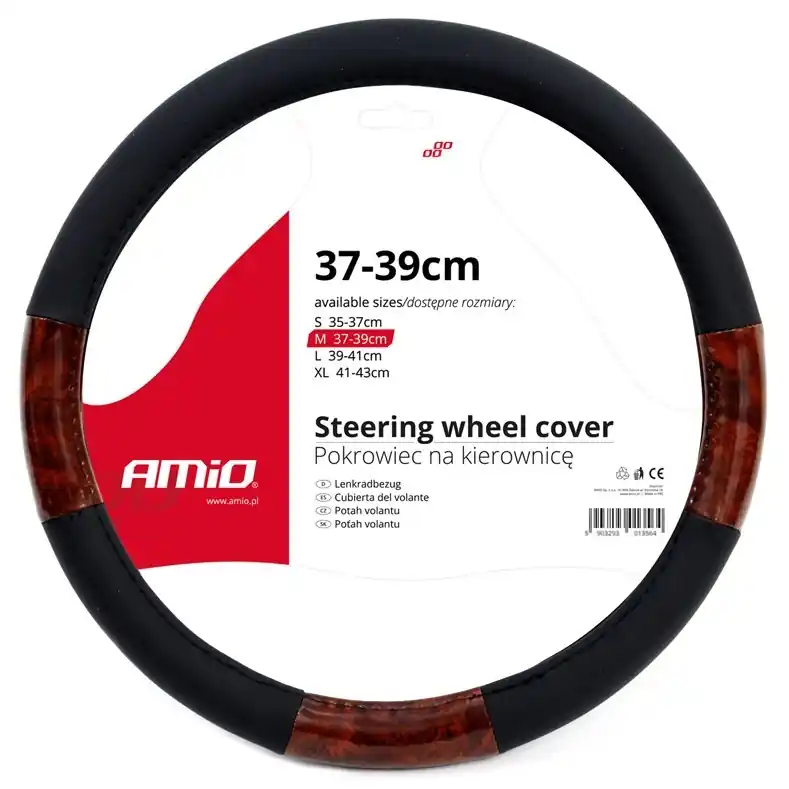 Ihned K Objednání Potah volantu 37 - 39 cm - model SWC-03-M v imitaci dřeva - Amio