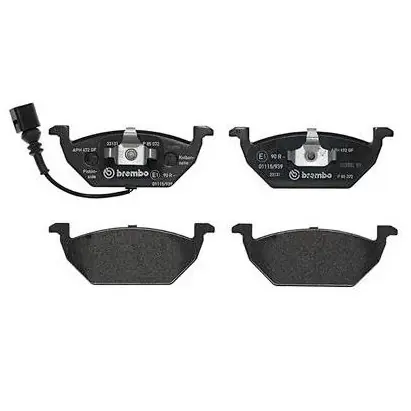 Bezpečná Platba Sada brzdových destiček - Brembo P85072