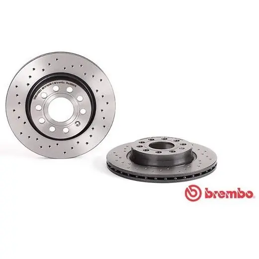 Poslední Šance Brzdové kotouče XTRA 0991671X, sada 2 ks - Brembo
