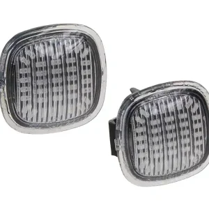 Poslední Šance Boční LED dynamické blinkry Škoda Fabia II (2006 - 2014) - čiré 39 LED, 2 ks