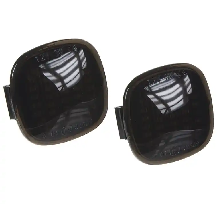 Novinka Boční LED dynamické blinkry Škoda Fabia II (2004 - 2014) - kouřové 39 LED, 2 ks