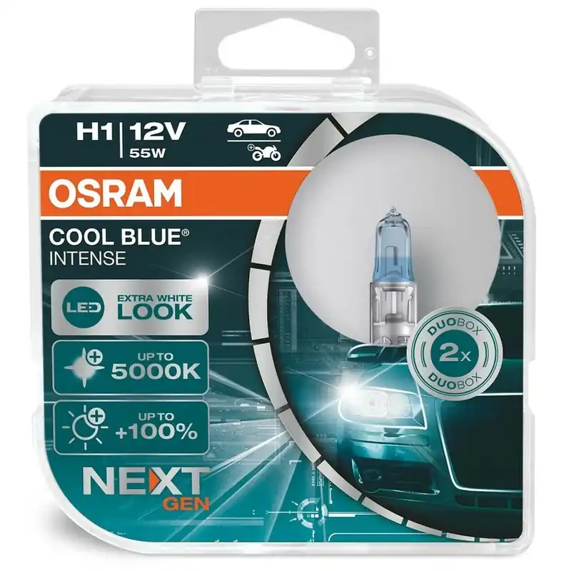 Žárovky H1 Osram Cool Blue Intense NEXT GEN 5000K (DUO BOX 2 ks) Cenově Výhodný