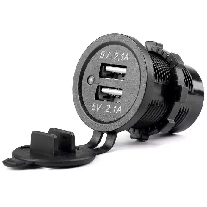 Vestavná nabíječka do auta 2x USB 2.1A AMIO MOD-04 Nejprodávanější