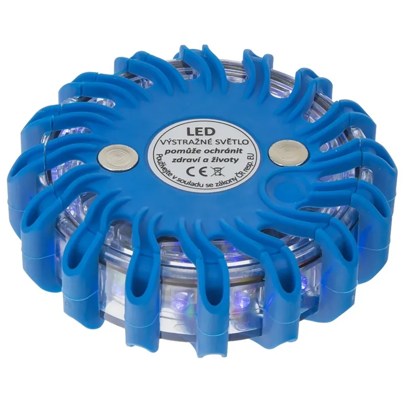 AKU bezpečnostní LED modré světlo na magnet s 9 funkcemi CARCLEVER Nejlepší Cena