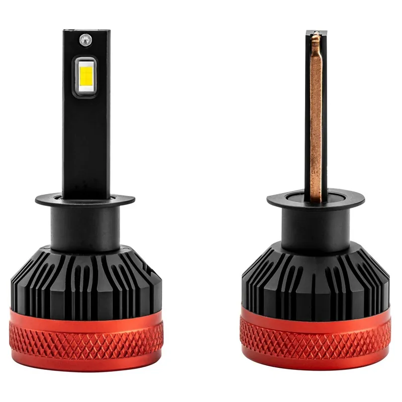 LED žárovky H1 AMIO LED X3 Series CAN-BUS, bílé 6500K 9900 LM, 2 ks Speciální Cena