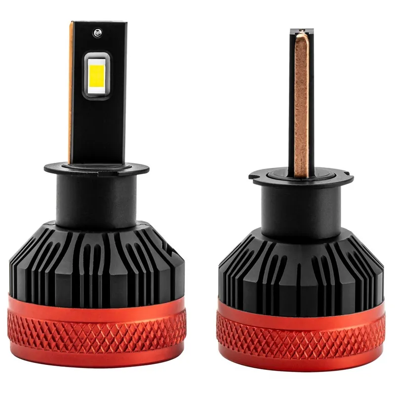 Výprodej LED žárovky H3 AMIO LED X3 Series CAN-BUS, bílé 6500K 9900 LM, 2 ks