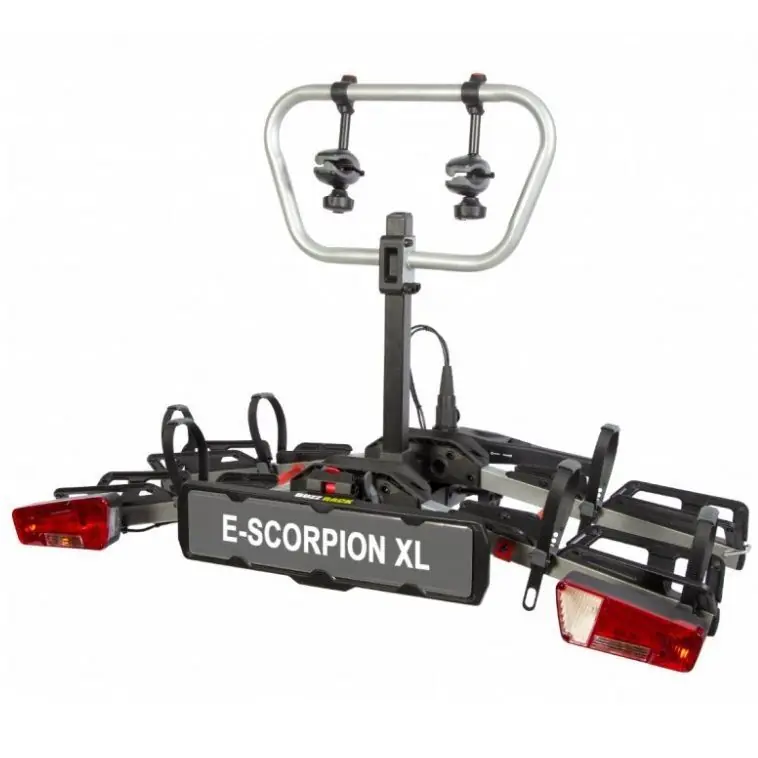 Nosič kol na tažné zařízení BUZZ E-SCORPION XL (pro 2 kola) zesílený i pro elektrokola Jen Po Omezenou Doba