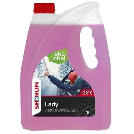 Akční Cena Zimní kapalina do ostřikovačů Sheron Lady (- 22°C) - 4 litry