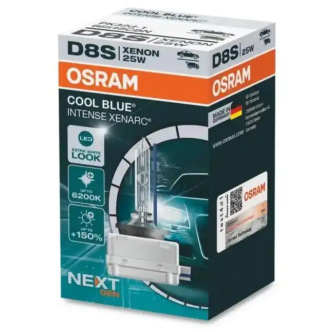 Xenonová výbojka D8S OSRAM Cool Blue Intense next GEN 6200 K Ověřený