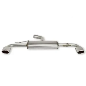 ULTER SPORT Sportovní výfuk VOLKSWAGEN Scirocco III R look 2008-2018, 2x duplex koncovka ovál 120×80mm Vysoce Kvalitní