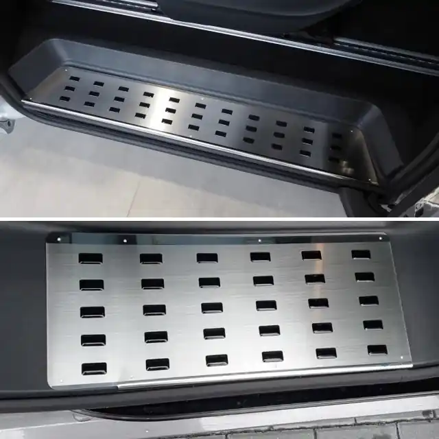Nerezové prahové lišty Renault Trafic III (od roku 2014>) - Alu Frost Hit Sezóny