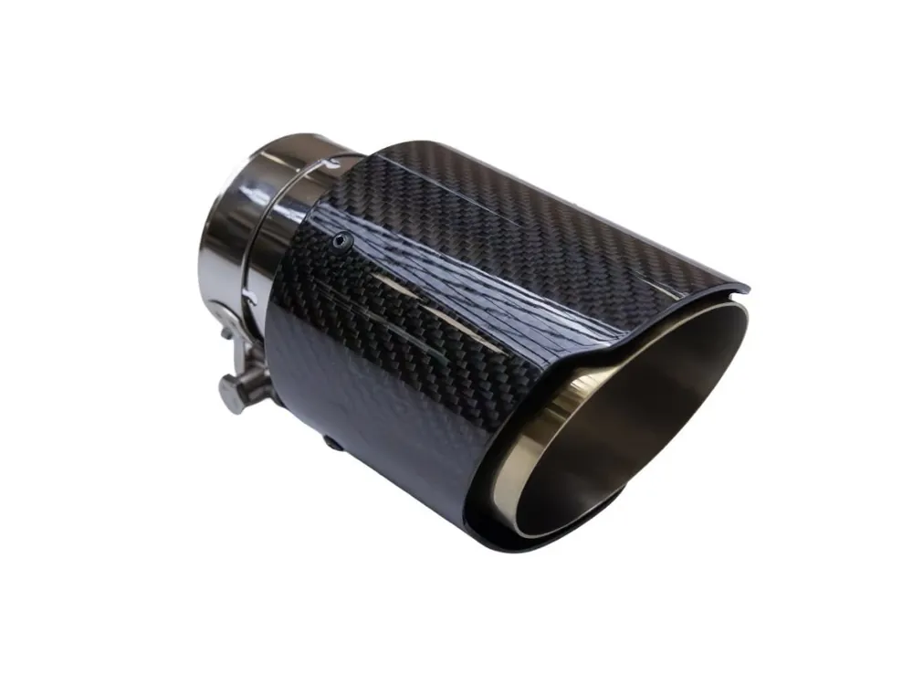 Víkendová Akce Koncovka výfuku 1x89mm, vstup 76mm, karbonová lesklá
