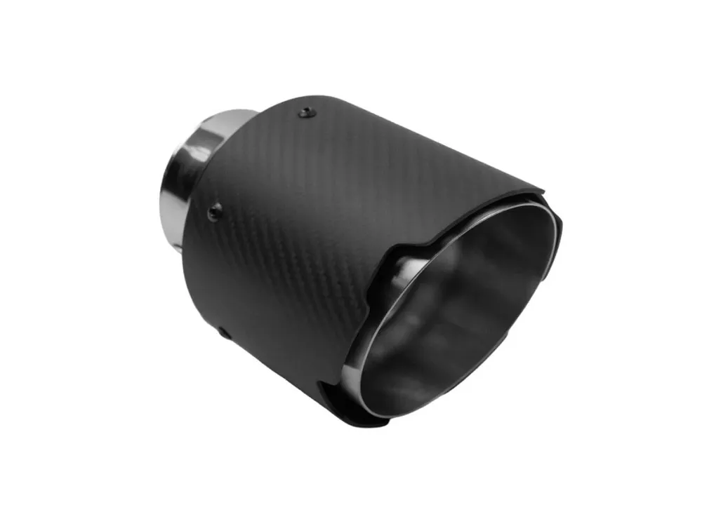 Akce Koncovka výfuku 1x114 mm, vstup 70 mm, karbonová matná