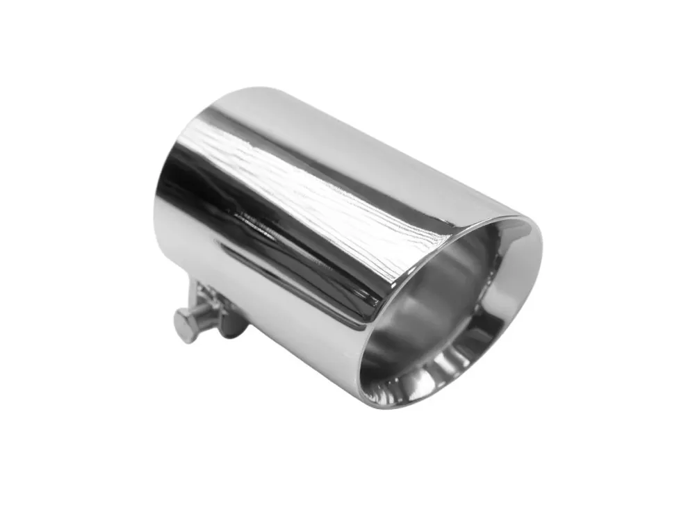 Novinka Koncovka výfuku 1x114mm, vstup 70mm, leštěná